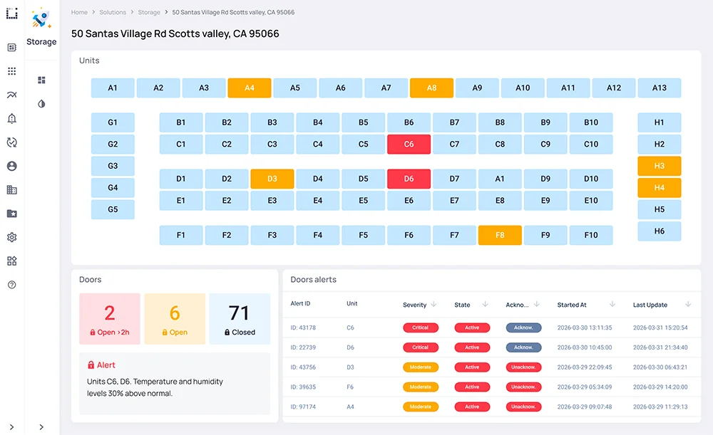 Smart Garage & Storage Monitoring with ROOMSYS