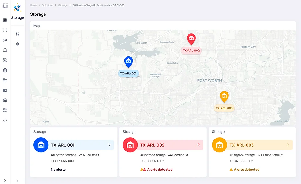 Smart monitoring for every storage facility